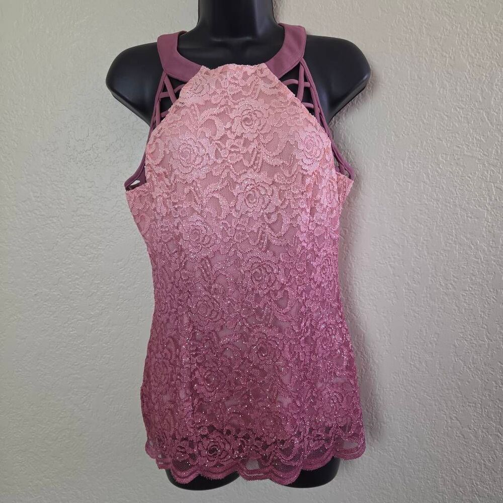 Venus Ombre Lace Tank Top